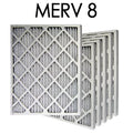 | - 6PK Filter MERV Air Pleated 14.5x19.5x.75 Actual dimension 15x20x1 8