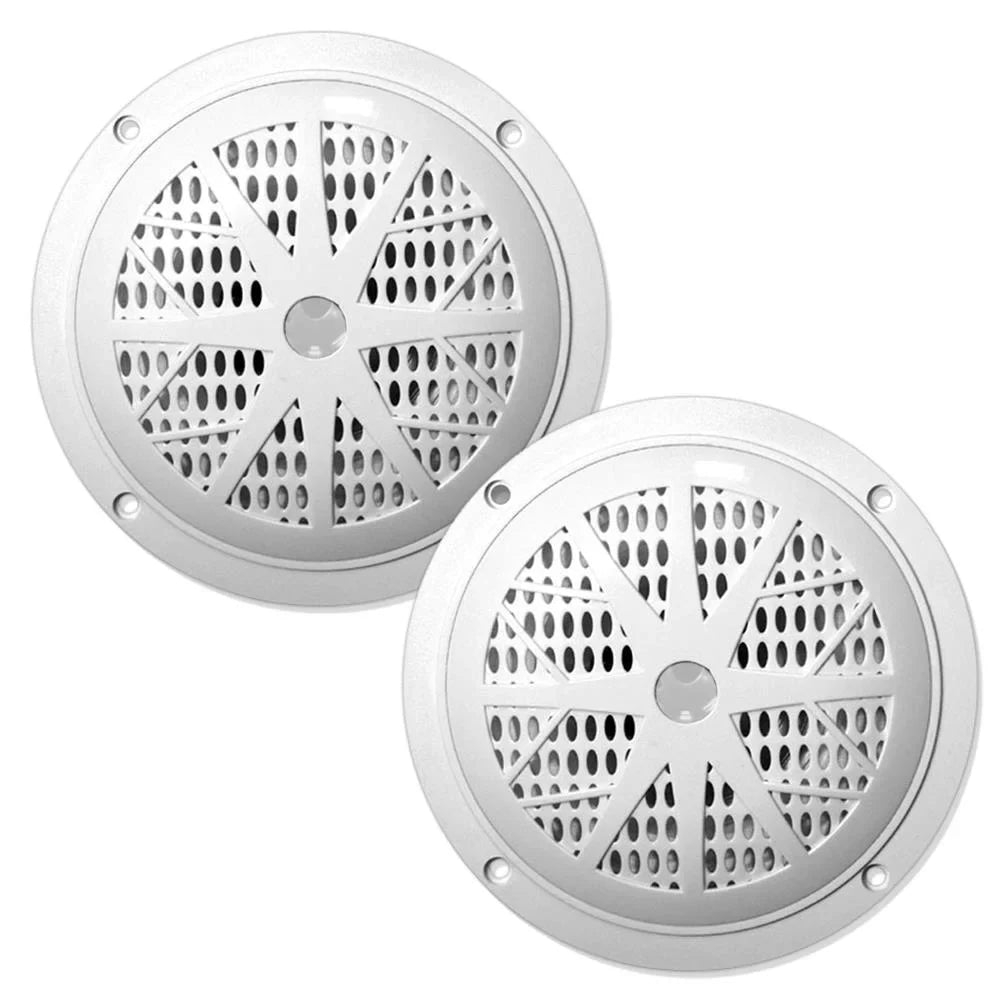 Gauge 21-29' Wire, Boat x Kit, Marine Bundle: Radio Bluetooth 4 Pyle Speakers, Amp Marine 6.5'' Bundle Speaker USB 4-Channel Pontoon Receiver Combo design w/ AUX White Antenna Wiring with 120W Audio