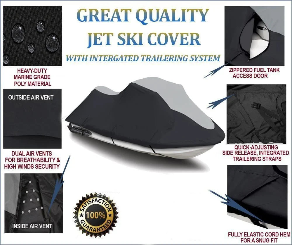 Arctic SUPER Compatible Cat Jet Seater Shark Cover Ski 1997 Tiger Daytona COVER for 1000 HEAVY-DUTY 2 111"