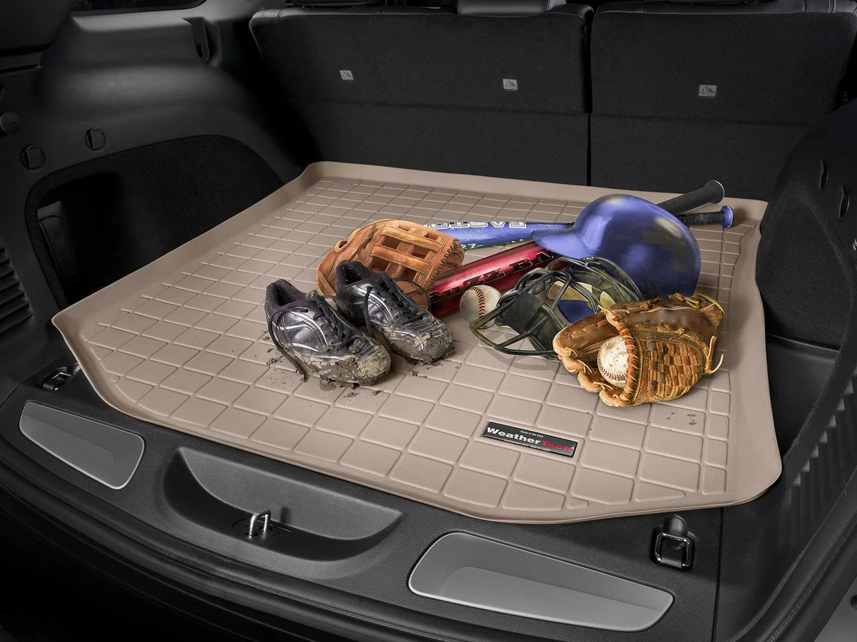 Behind Seating, 2011-2017 3rd compatible - Trunk Row Honda Odyssey with WeatherTech Liner Cargo Tan