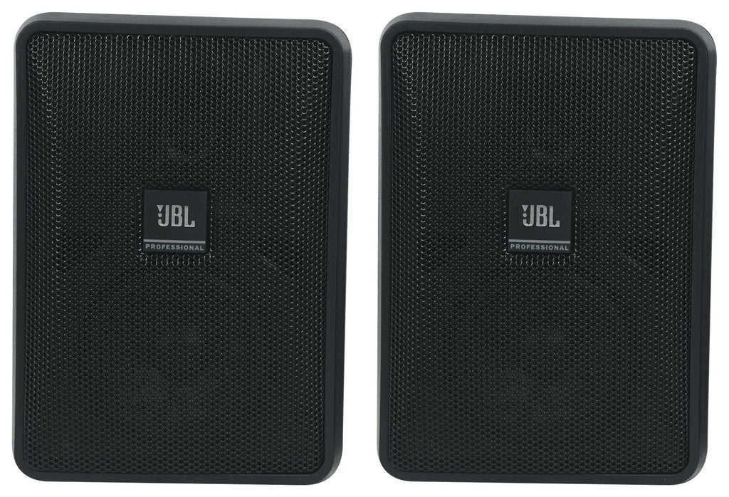 Indoor/exterior JBL Control Amp Black Speakers 3" Commercial (4) 70v Wall + 23-1