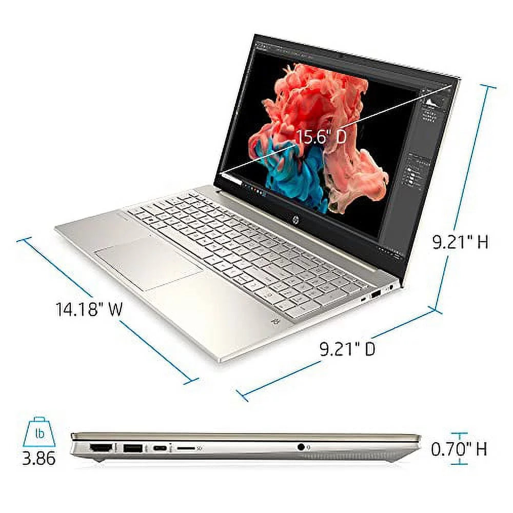 Iris 11th 32GB HDMI Windows 4-Core USB SSD 15.6" w/ Backlit 2022 FHD Bluetooth 32GB NVMe i7-1165G7 Webcam Gen WiFi-6 2TB Xe 10 Pavilion Laptop Keyboard HP Home Graphics Touchscreen DDR4