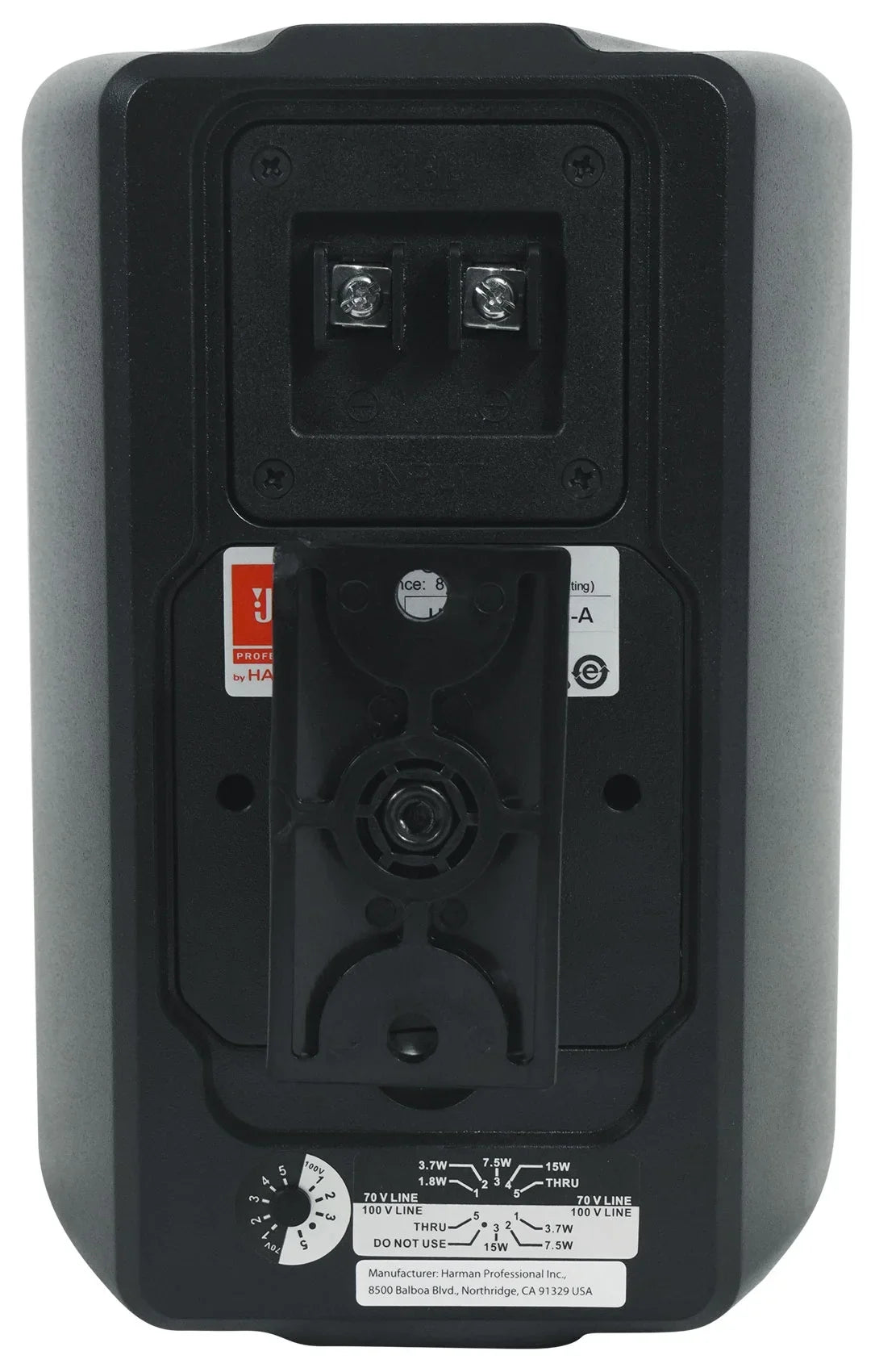 Indoor/exterior JBL Control Amp Black Speakers 3" Commercial (4) 70v Wall + 23-1