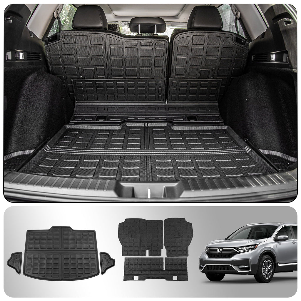 Honda Seat Cover 2024 2023 mats Fuel Cargo 2024 Mat Cr-v Car Trunk 2024 Accessories CRV Liner Honda Protector Back Fit