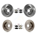 C-Max Rear Brake And Pads Disc Rotors Kit K8A-102139 Semi-Metallic For Front Transit Escape - Auto
