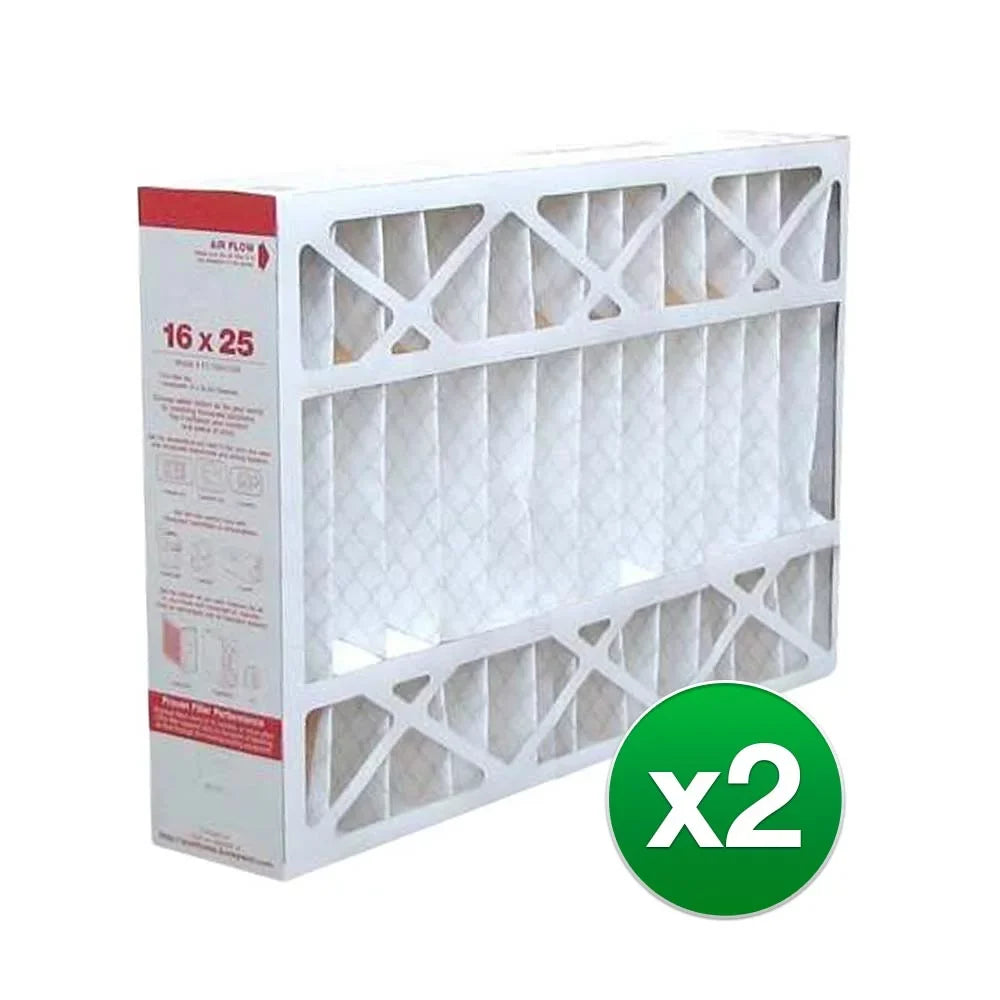 Honeywell Fits Furnace F100F1038 MERV Air Filter 16x25x4 Pack) (2 11