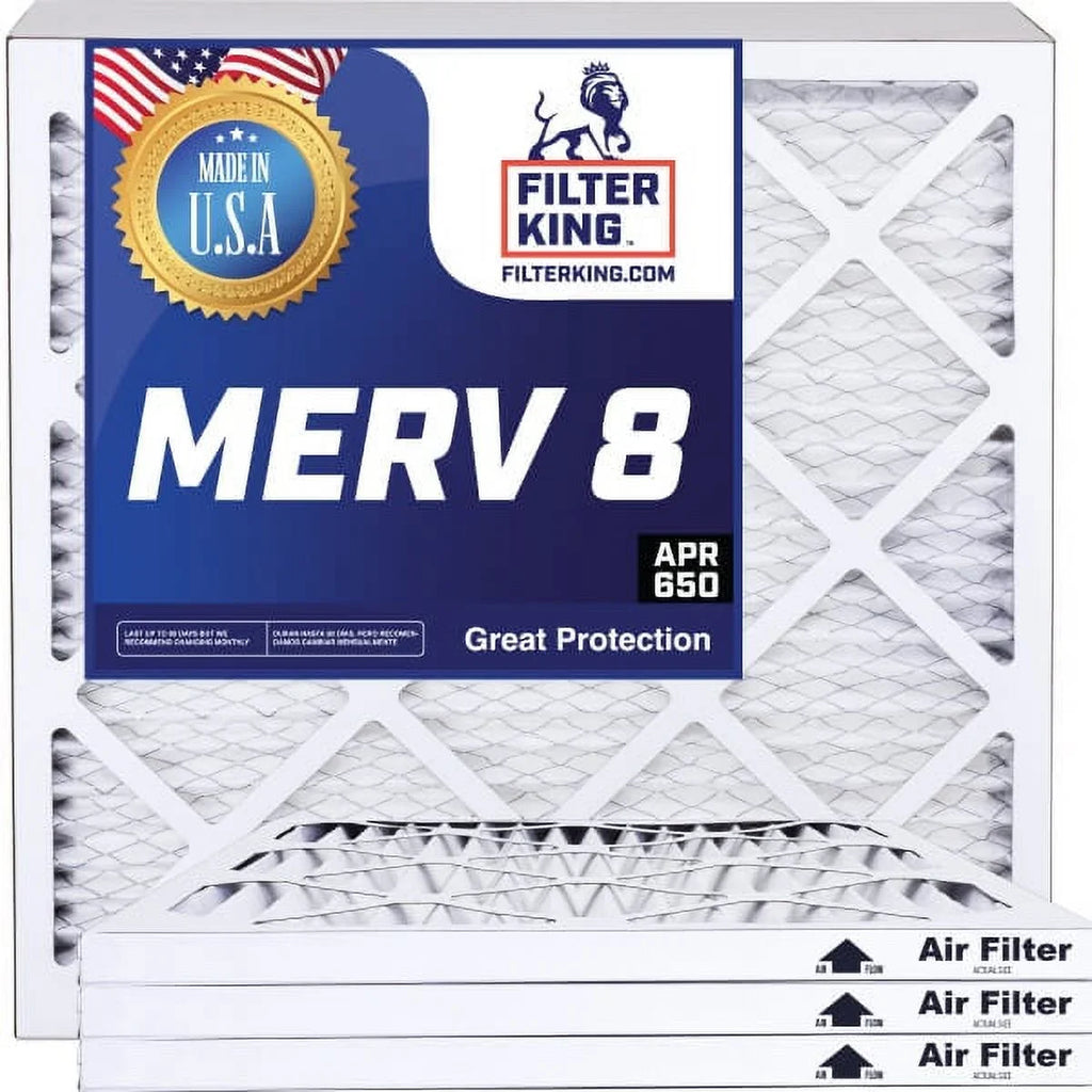 Furnace | King HVAC Filter 9 x MADE 8 Filters | Pleated | IN | MERV Filter dimension: Actual USA .75" 50 Air x 9x50x1a A/C 4-PACK