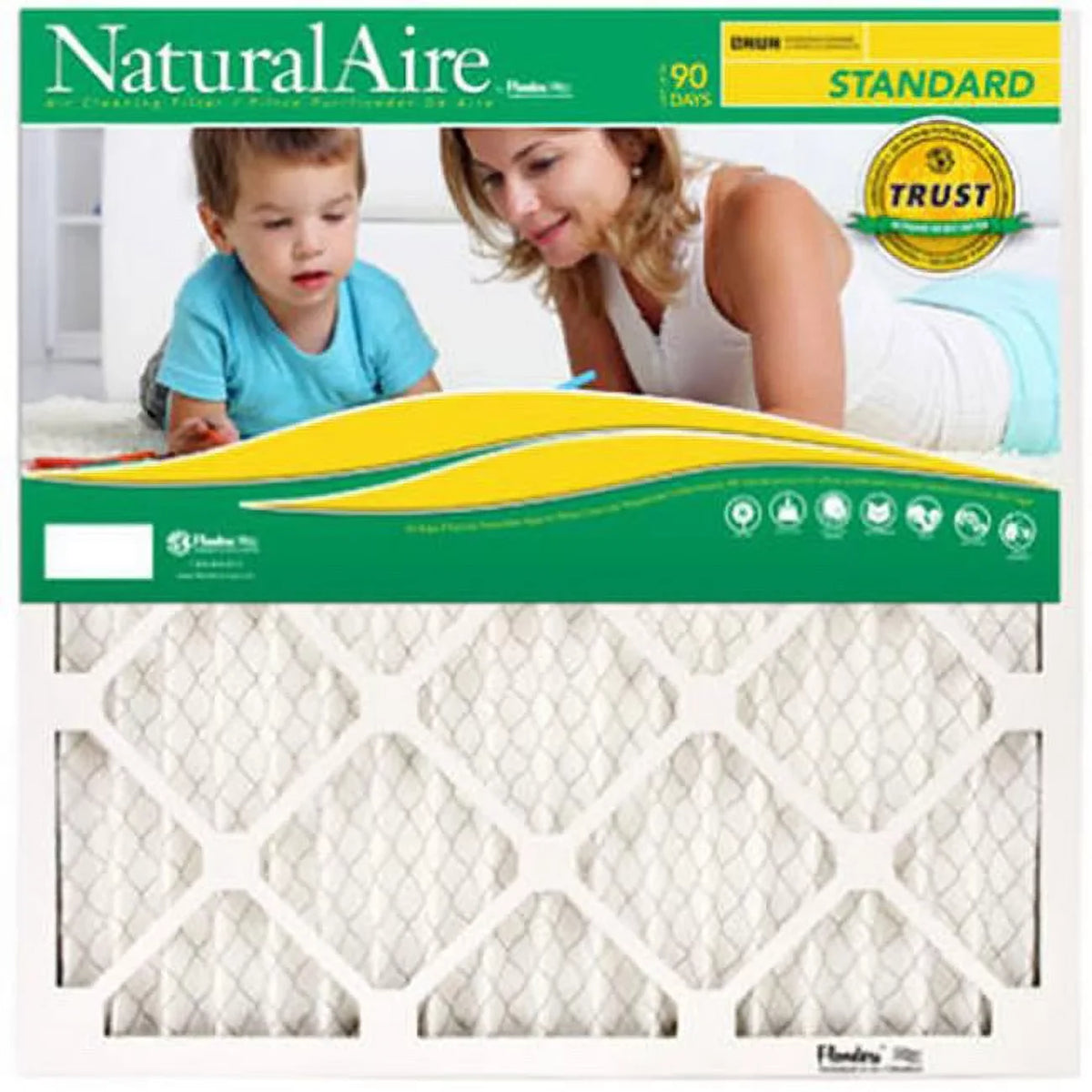 10 Air 84858.011020 Pleated Standard 12 Of NaturalAire 20 Flanders Filter x Pack - in.