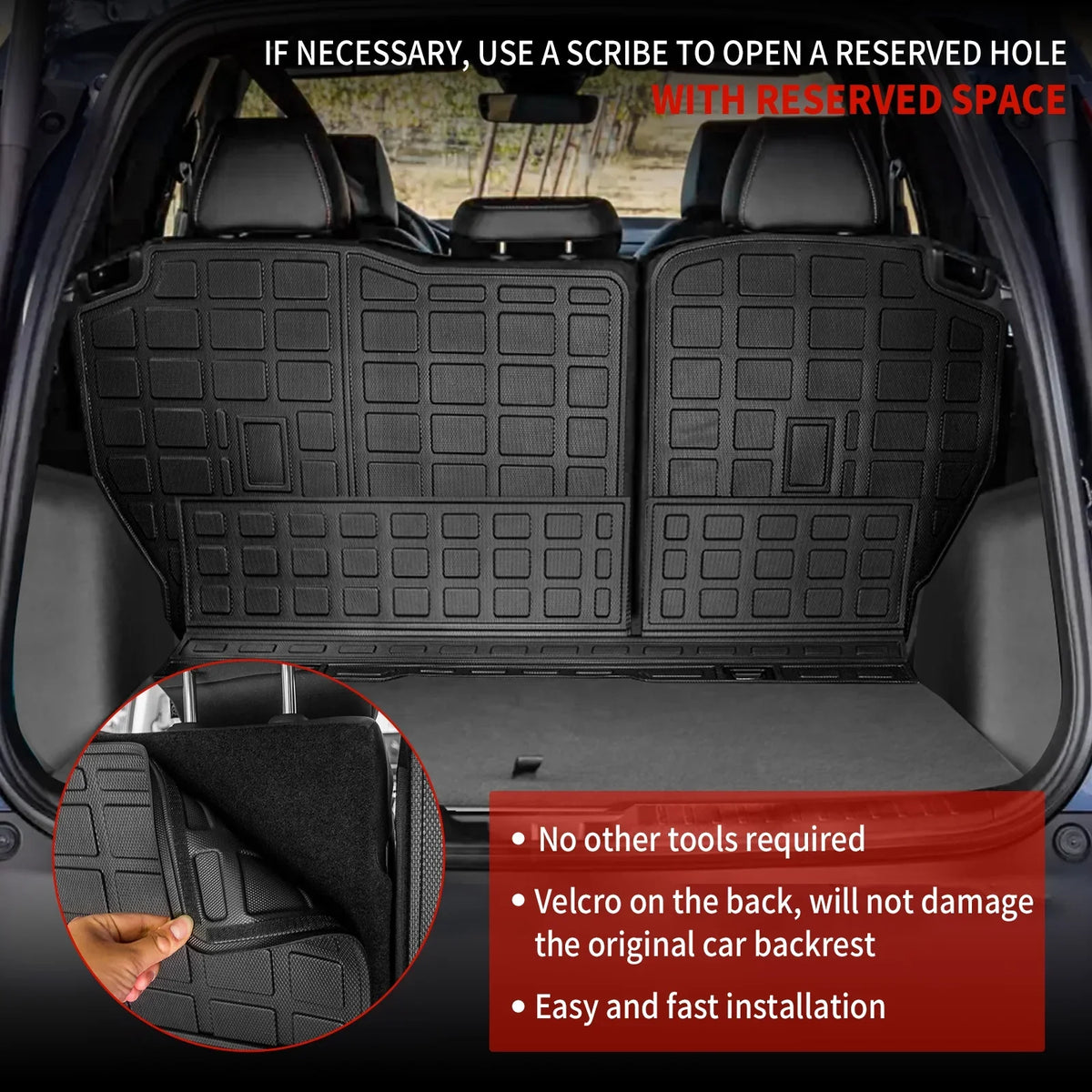 Honda Seat Cover 2024 2023 mats Fuel Cargo 2024 Mat Cr-v Car Trunk 2024 Accessories CRV Liner Honda Protector Back Fit