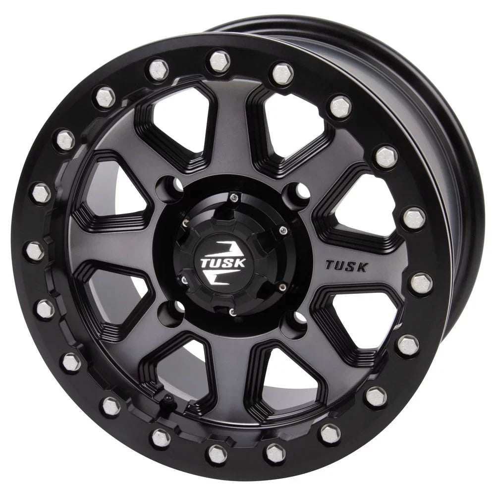 3.0 Tusk Wheel Lone For 2021-2022 Gunmetal/Black Star Beadlock Pro HD10 Uinta + 4/137 4.0 Defender 15x7 Can-Am