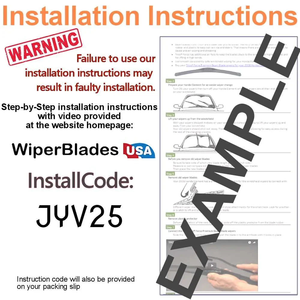 w/Rear Envision Buick (Set Beam Wiper of 2018 Wipers Performance 3)