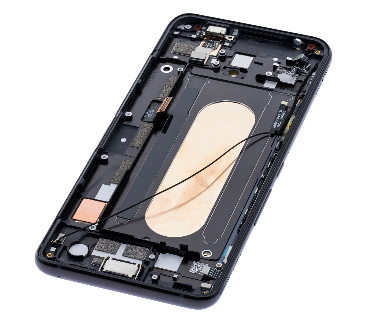 (Matte (ZS660KL) Replacement Asus Black) With (Refurbished) Frame Assembly For 2 Phone Compatible OLED ROG
