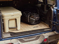 Bumper With Grey Liner - Row compatible 2010-2024 2nd Protector, with Cargo 4Runner Trunk Seating Protector with Bumper Behind WeatherTech