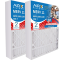 Made Compatible 255649-105 1200 Air Furnace by 7 Filter Pack 2 with CLEAN to Bear Premium MPR FILTERS USA FPR 11 Comparable 1000, 16x25x5 AIRX WICKED MPR & 16x25x5 AIR. Filter MERV Air