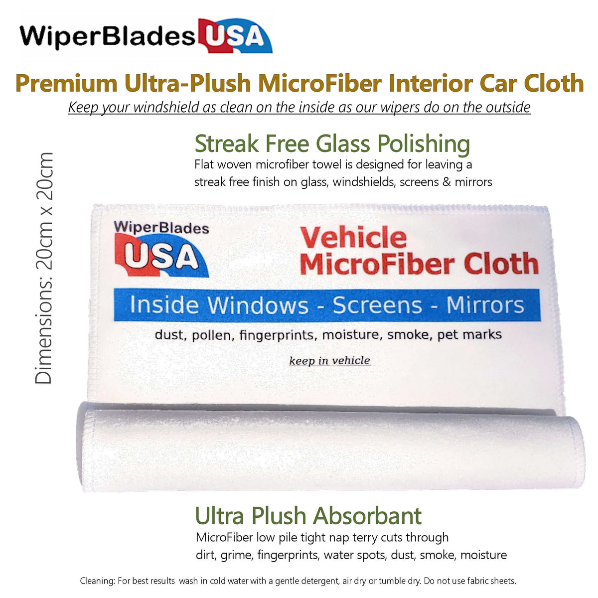 2020 Cadillac Wipers Beam XT4 of Blade 2) (Set